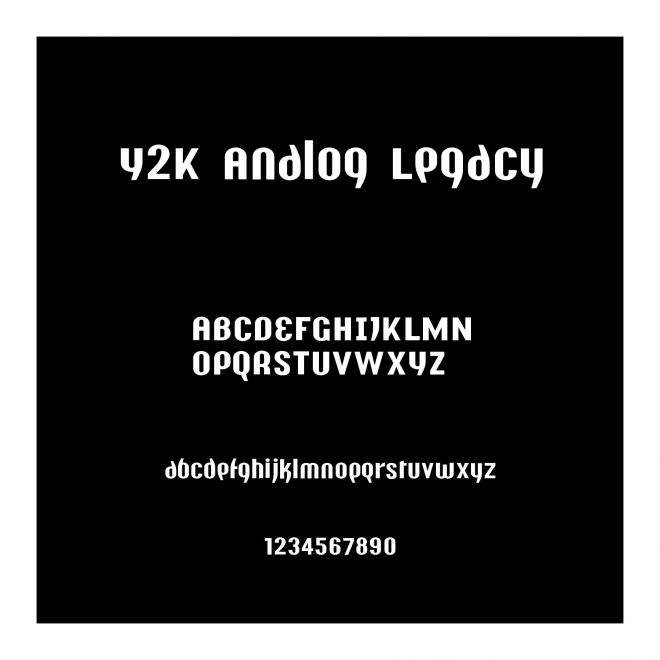 Y2K Analog Legacy