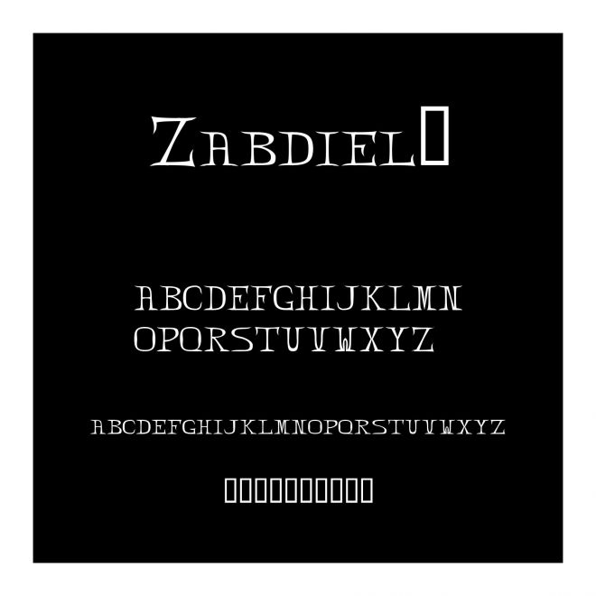 Zabdiel?