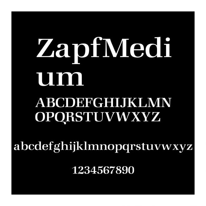 ZapfMedium