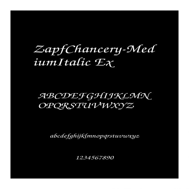 ZapfChancery-MediumItalic Ex