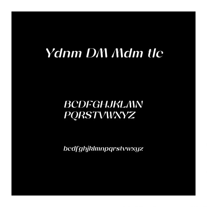 Yodnam DEMO Medium Italic