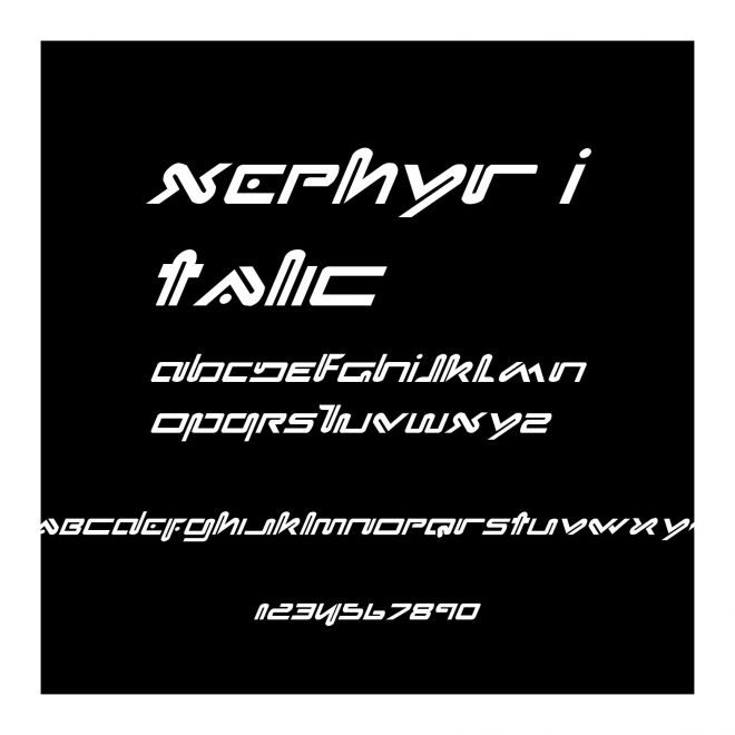 Xephyr Italic