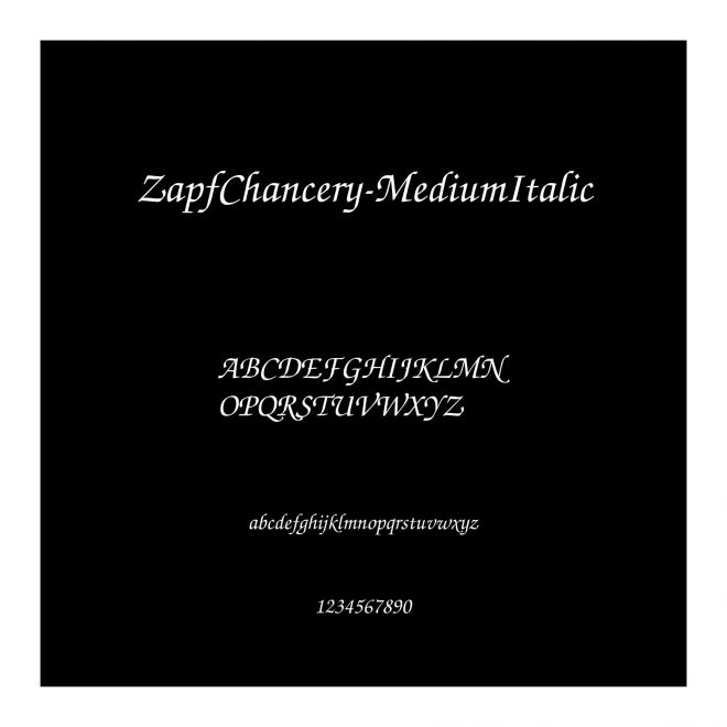 ZapfChancery-MediumItalic