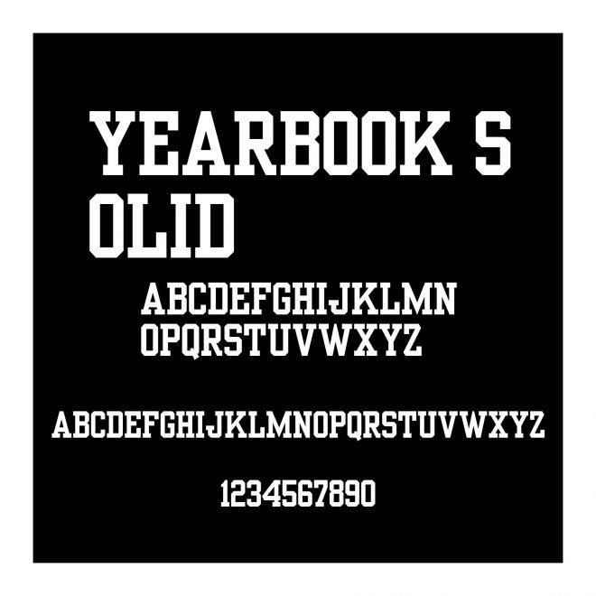 Yearbook Solid