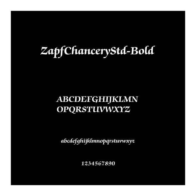ZapfChanceryStd-Bold