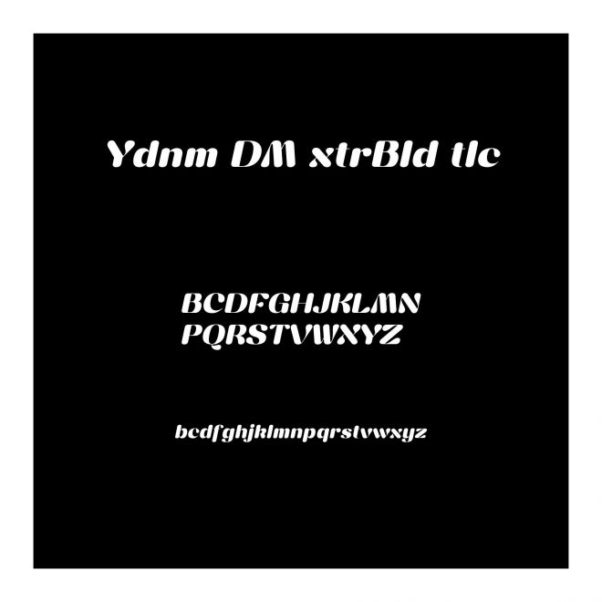 Yodnam DEMO ExtraBold Italic
