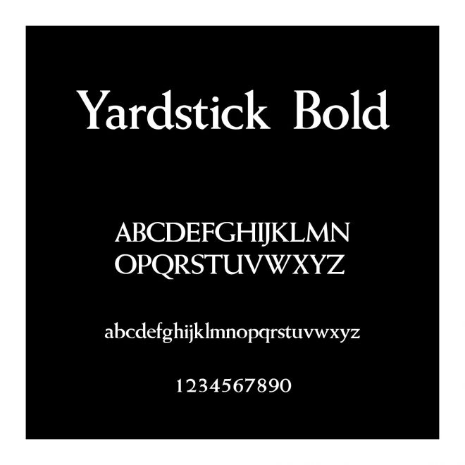 Yardstick Bold