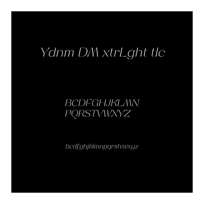 Yodnam DEMO ExtraLight Italic