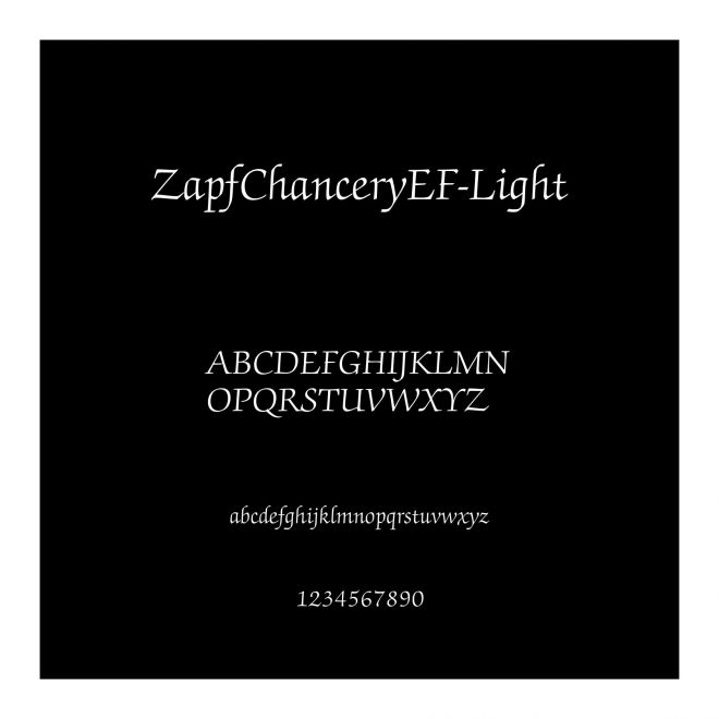 ZapfChanceryEF-Light