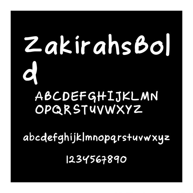 ZakirahsBold
