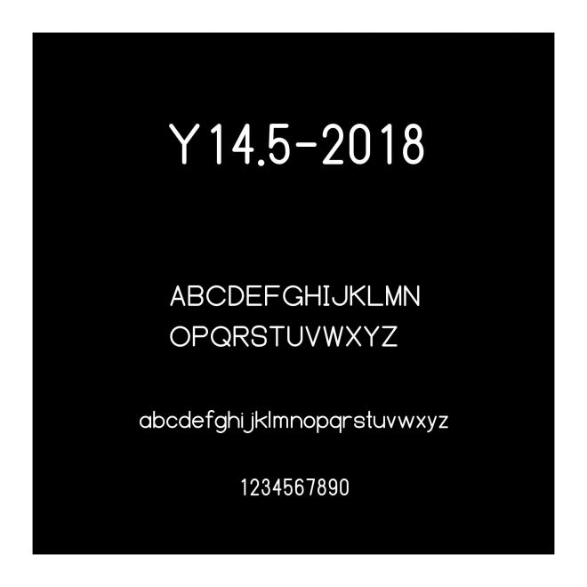 Y14.5-2018
