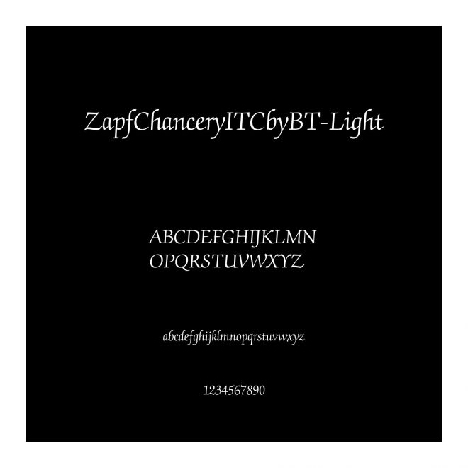 ZapfChanceryITCbyBT-Light