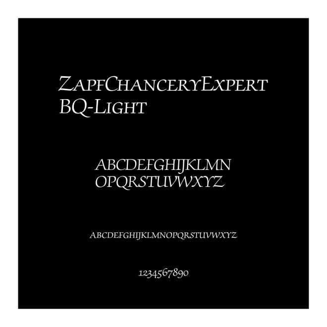 ZapfChanceryExpertBQ-Light