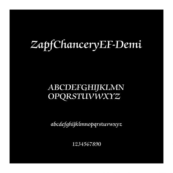 ZapfChanceryEF-Demi