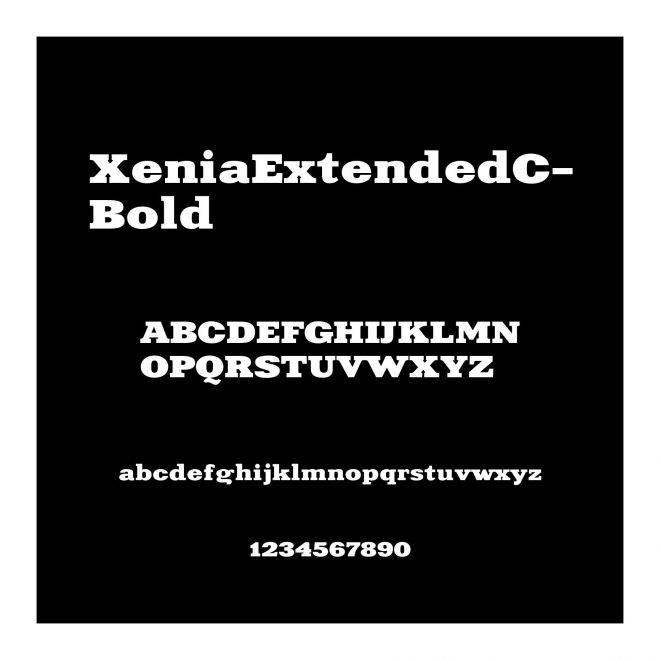 XeniaExtendedC-Bold