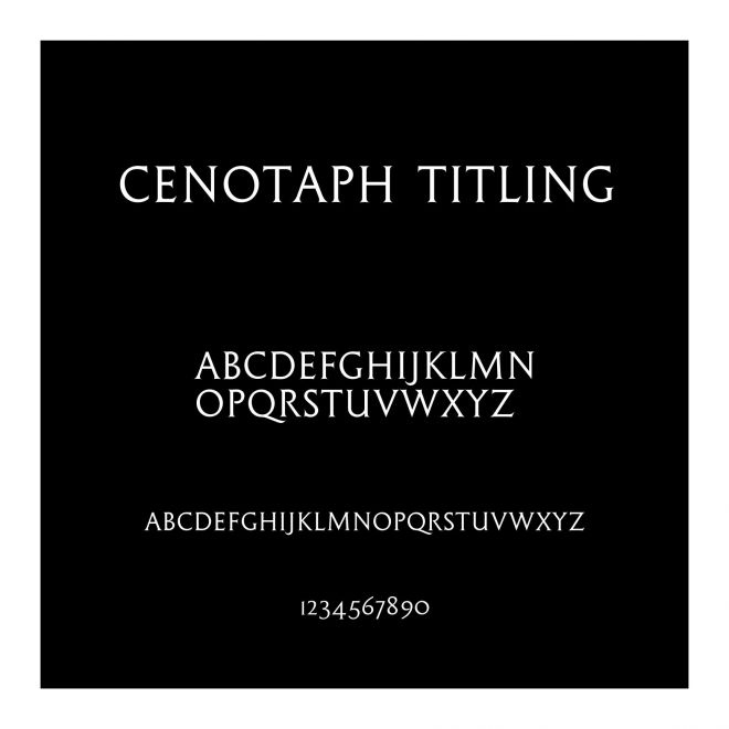 Cenotaph Titling