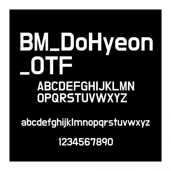 BM_DoHyeon_OTF