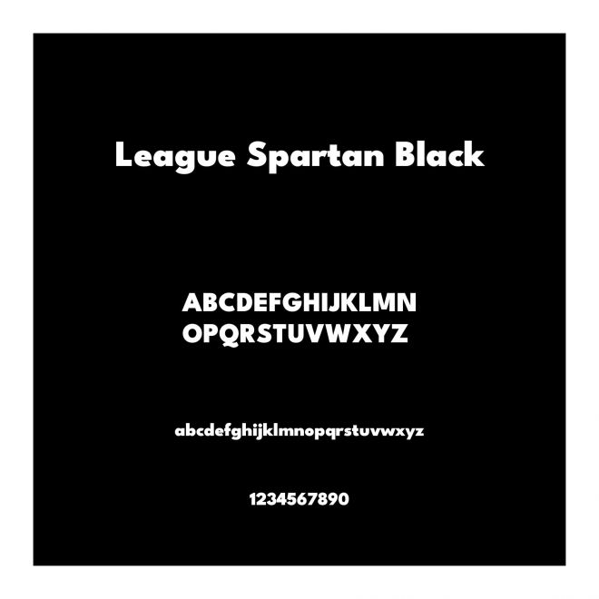 League Spartan Black