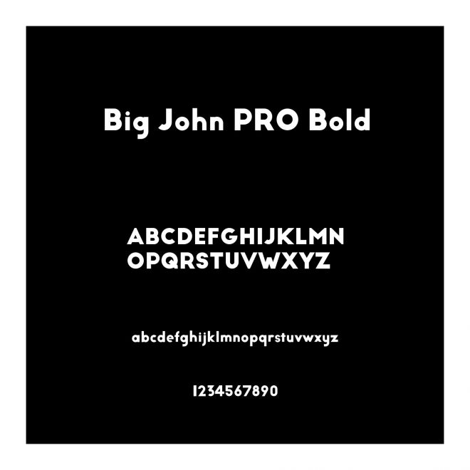 Big John PRO Bold