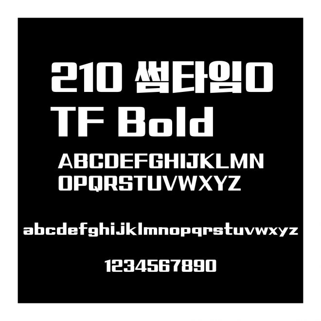 210 ???OTF Bold