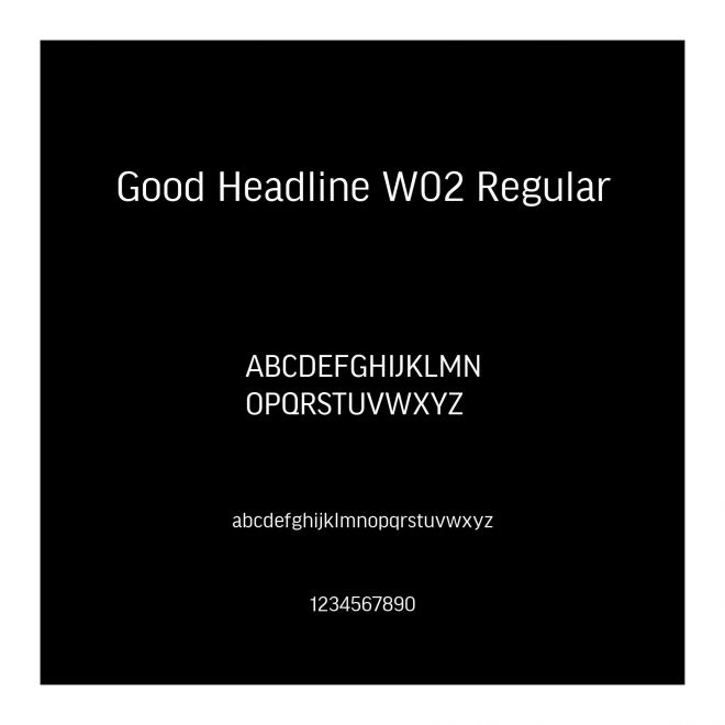 Good Headline W02 Regular
