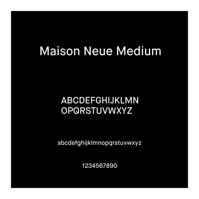 Maison Neue Medium