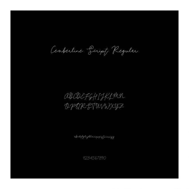 Cemberline Script Regular