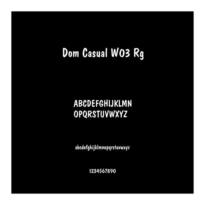 Dom Casual W03 Rg