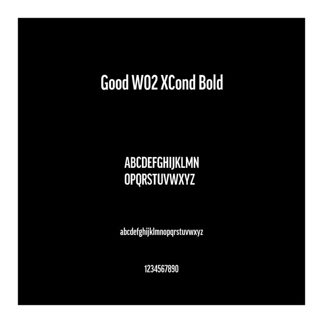 Good W02 XCond Bold