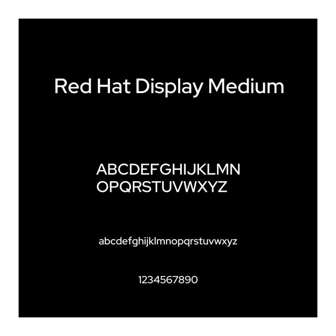 Red Hat Display Medium
