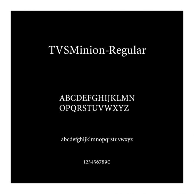 TVSMinion-Regular