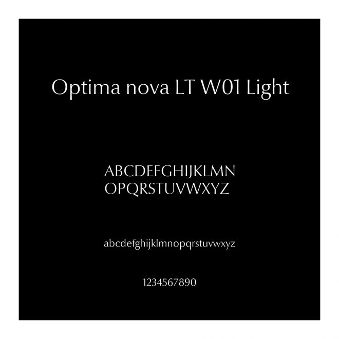 Optima nova LT W01 Light
