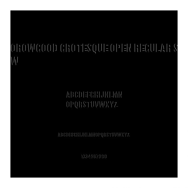 Thorowgood Grotesque Open Regular Shadow