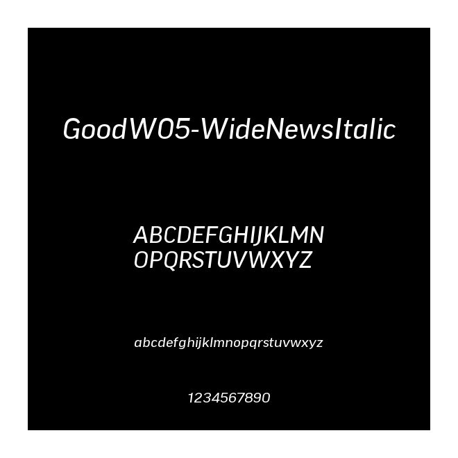 GoodW05-WideNewsItalic
