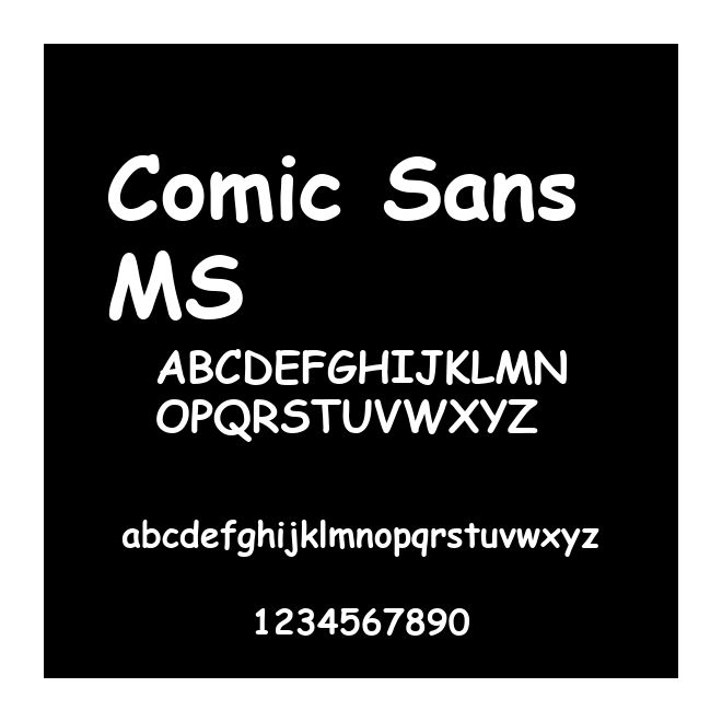 Comic Sans MS