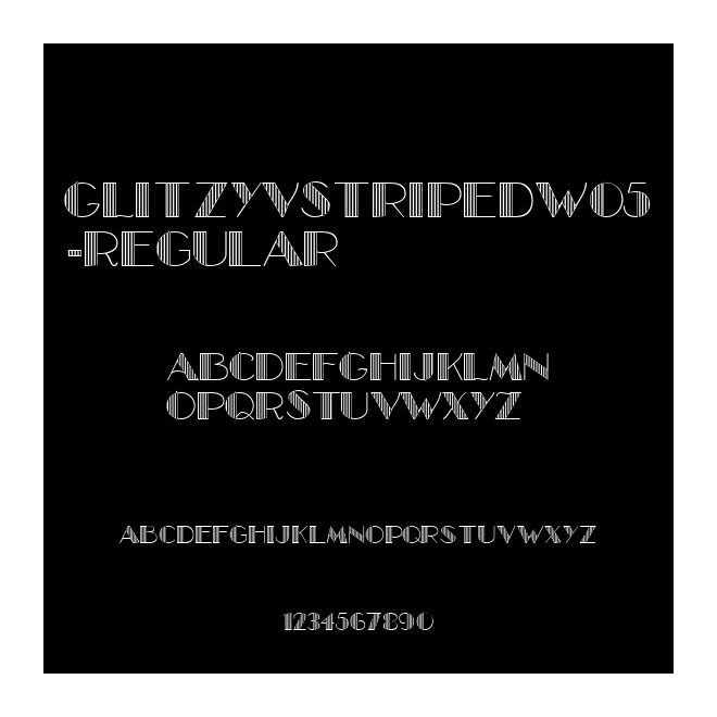 GLitzyVStripedW05-Regular