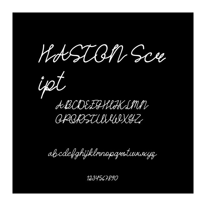 HASTON Script