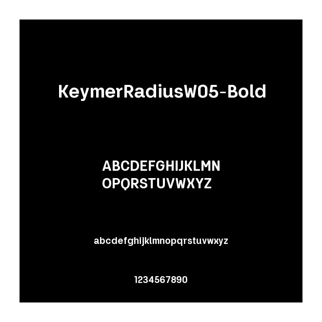 KeymerRadiusW05-Bold