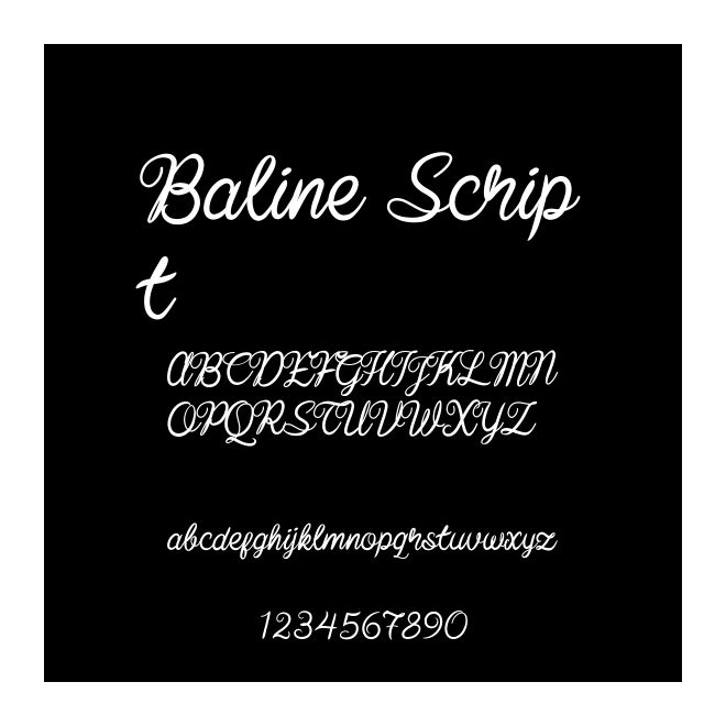 Baline Script