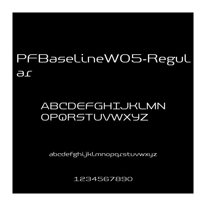 PFBaselineW05-Regular