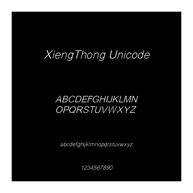 XiengThong Unicode