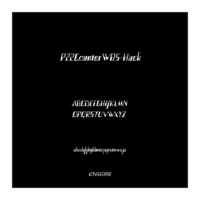 P22CounterW05-Hack
