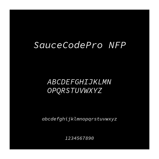 SauceCodePro NFP