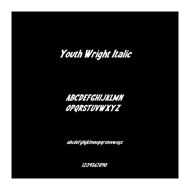 Youth Wright Italic