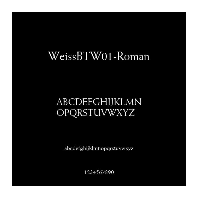 WeissBTW01-Roman