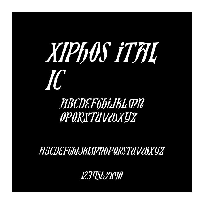 Xiphos Italic
