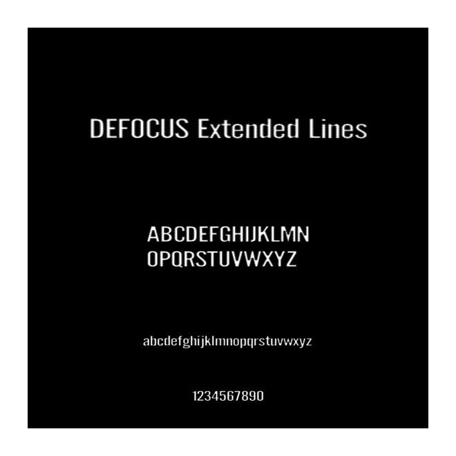 DEFOCUS Extended Lines