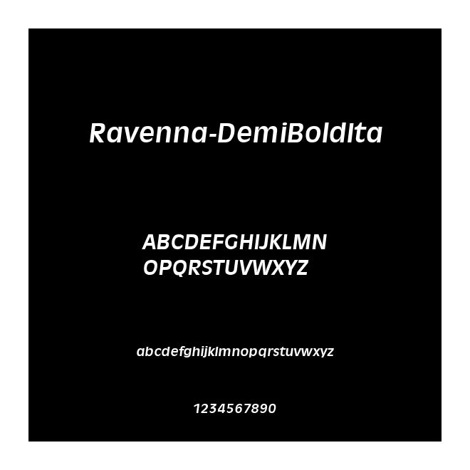 Ravenna-DemiBoldIta