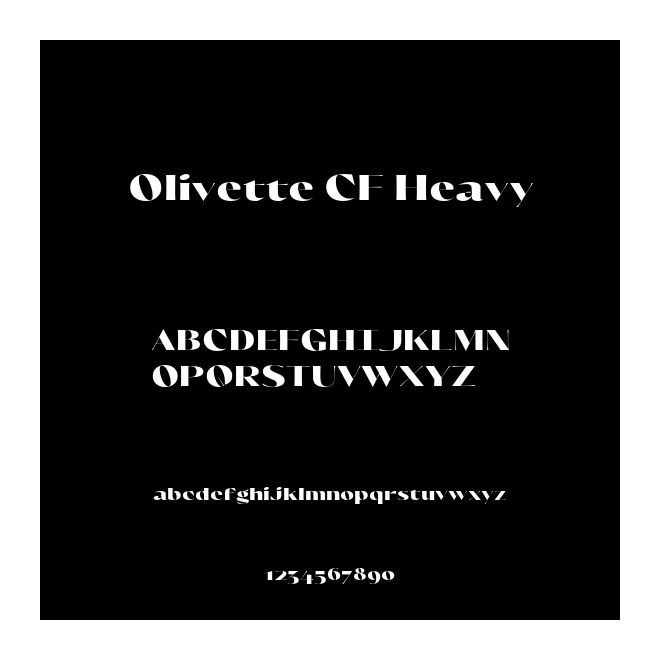 Olivette CF Heavy