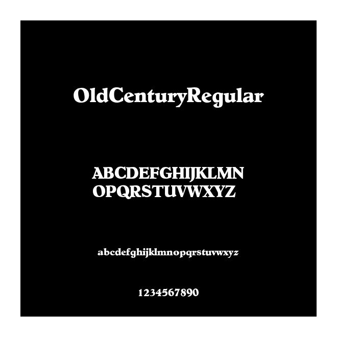 OldCenturyRegular